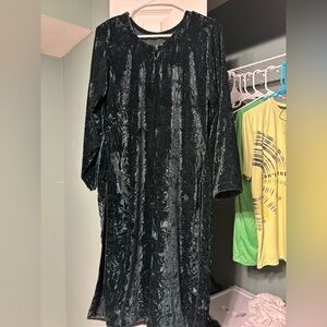 GreenVelvet Long Sleeve Dress shalwar khameez sz 19/20 chest